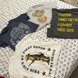 4 shirt western tee bundle